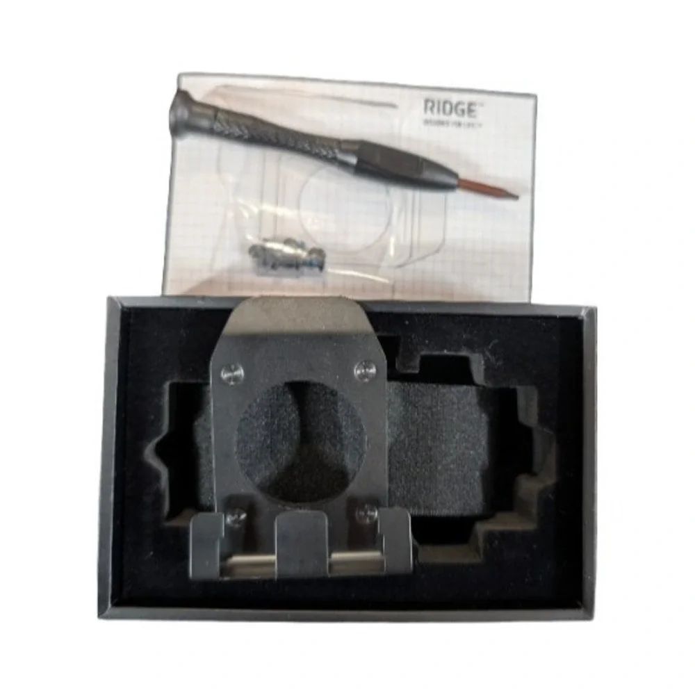 Pp3O The‎ Ridge Wallet - AirTag Money Clip set - Black, Open Box